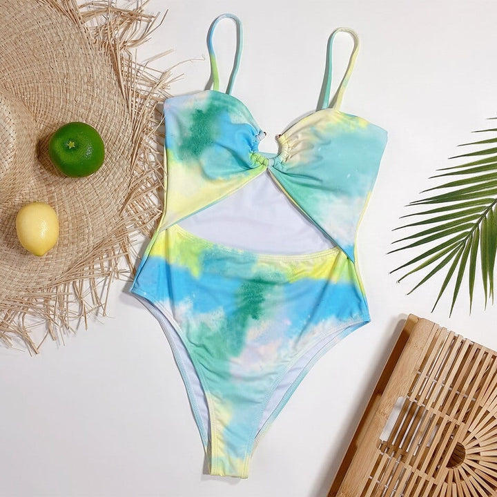 Bañador con efecto tie dye Soriya-Laurene.es