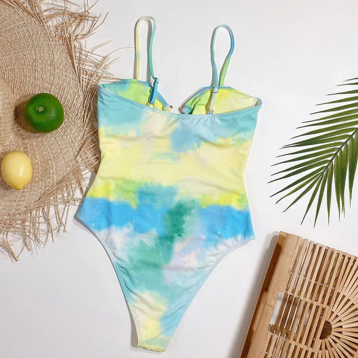 Bañador con efecto tie dye Soriya-Laurene.es