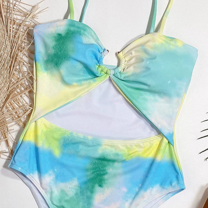 Bañador con efecto tie dye Soriya-Laurene.es