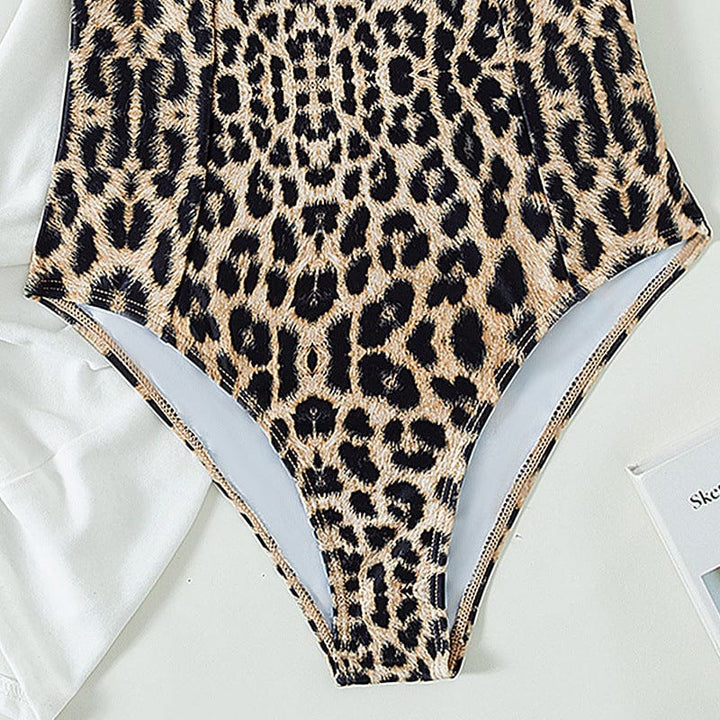 Bañador con estampado de leopardo Gwen-Laurene.es