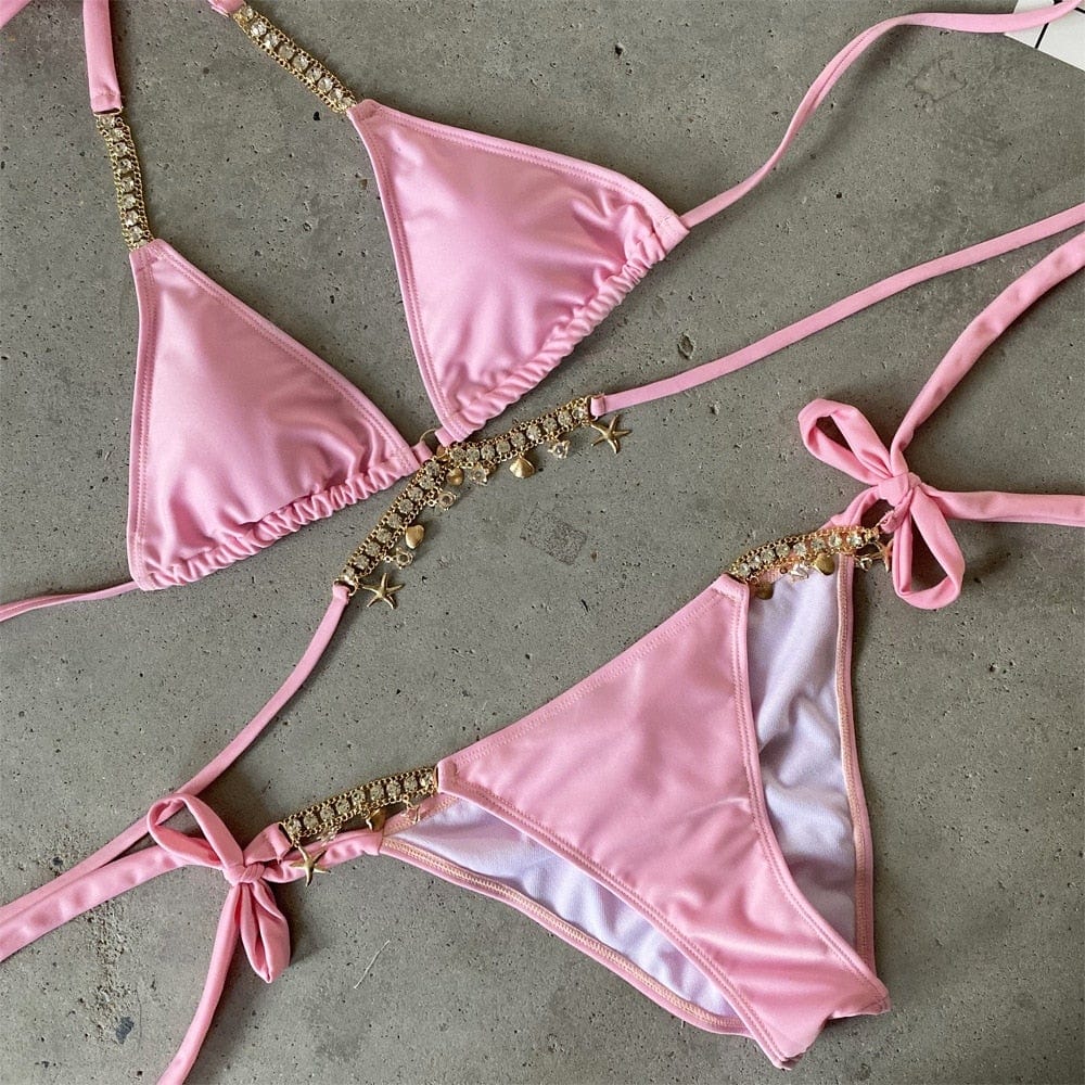 Biquini con detalles metálicos Molly-Laurene.es