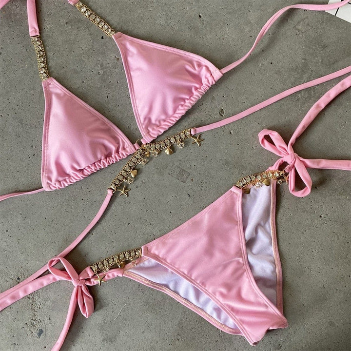Biquini con detalles metálicos Molly-Laurene.es