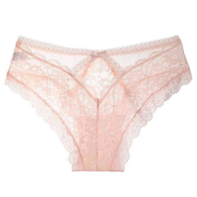 Braguita brasileña con encaje y tiras-Laurene.es
