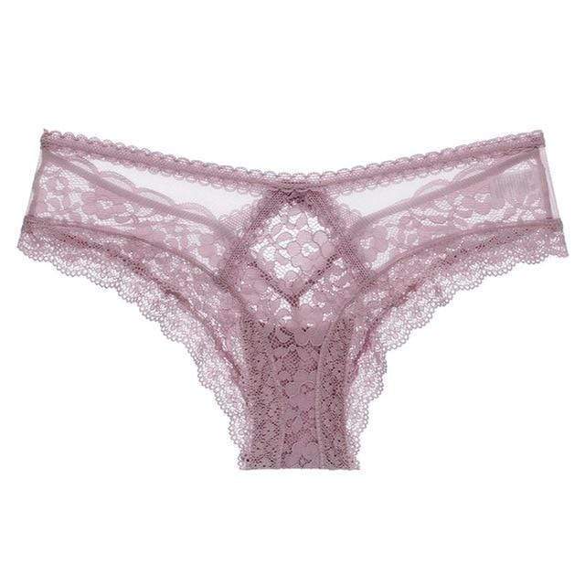 Braguita brasileña con encaje y tiras-Laurene.es