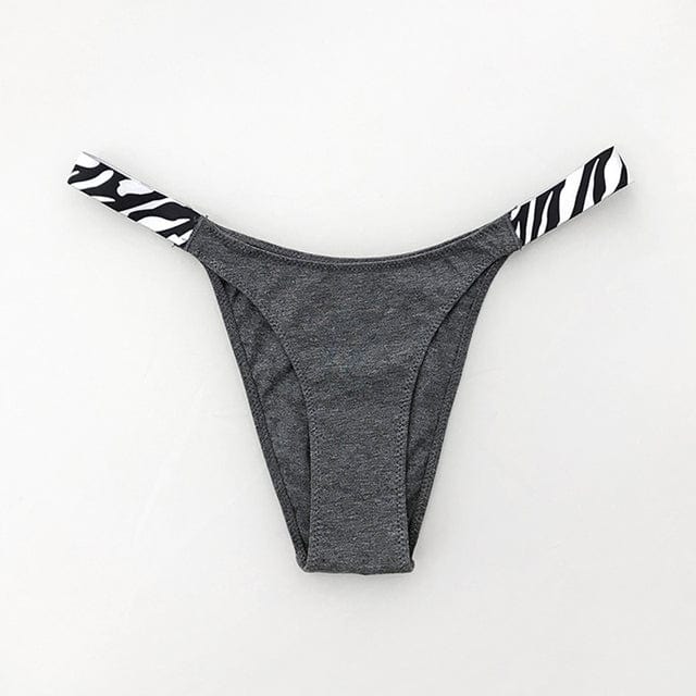 Braguita brasileña con tiras estampados-Laurene.es