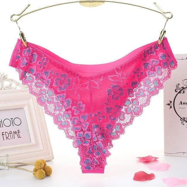 Braguita con encaje floral-Laurene.es