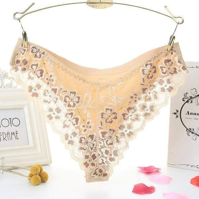 Braguita con encaje floral-Laurene.es