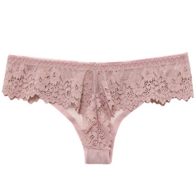 Braguita de encaje con bordes festoneados-Laurene.es