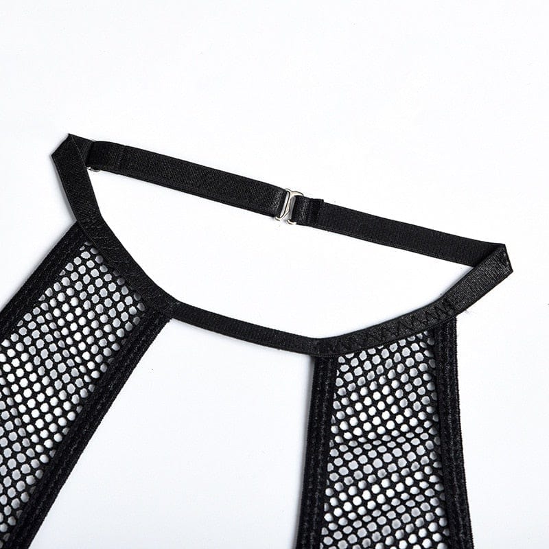 Conjunto de lencería de rejilla Virginia-Laurene.es
