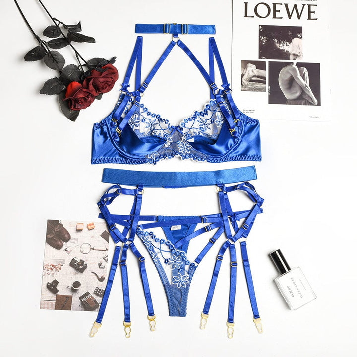 Conjunto de lencería de satén Fairy-Laurene.es