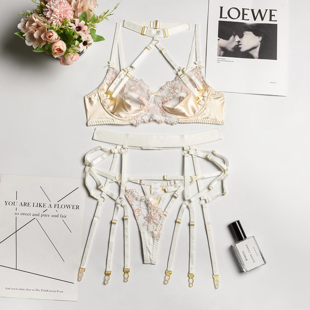 Conjunto de lencería de satén Fairy-Laurene.es