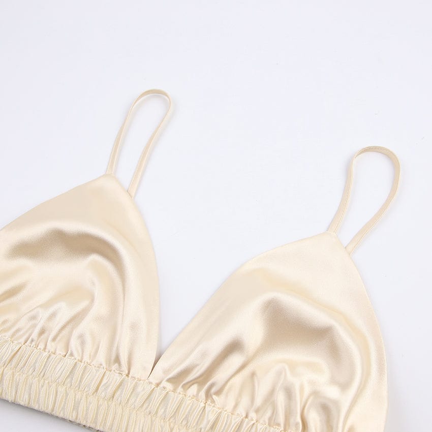 Conjunto de noche con camisa Ivory-Laurene.es