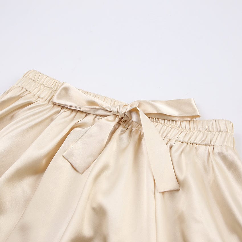 Conjunto de noche con camisa Ivory-Laurene.es