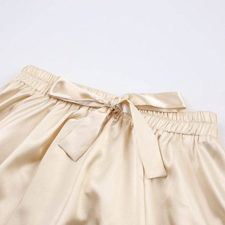 Conjunto de noche con camisa Ivory-Laurene.es