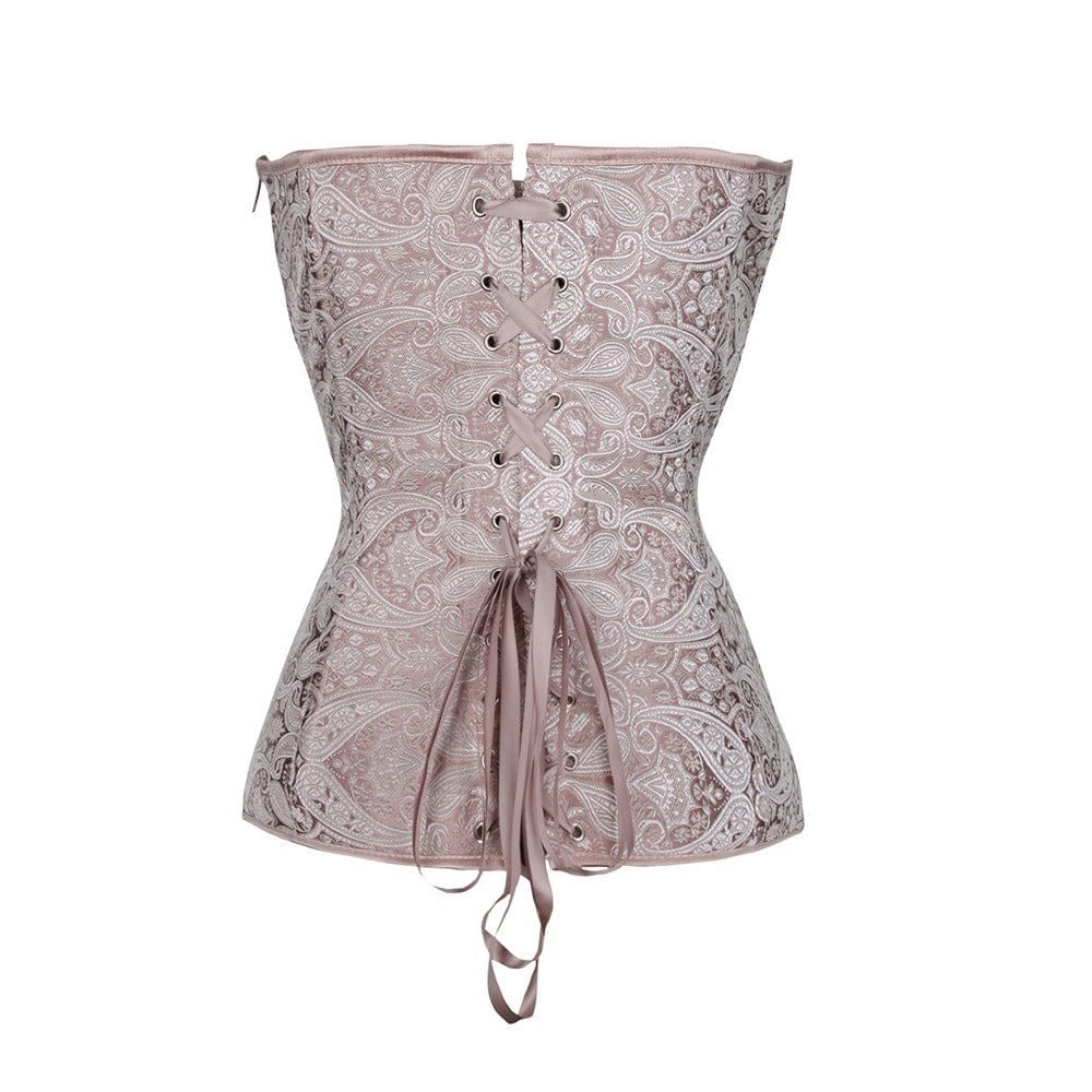 Corsé con volante arrugado-Laurene.es