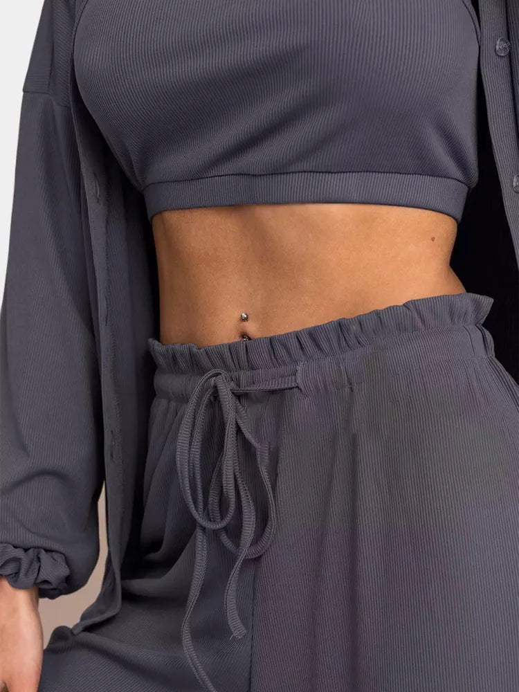 Conjunto de otoño con camiseta