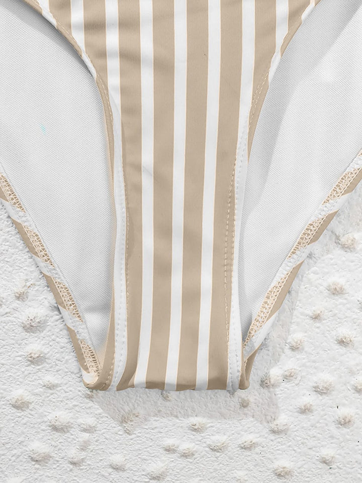 Bañador con diseño a rayas Stripe-Laurene.es