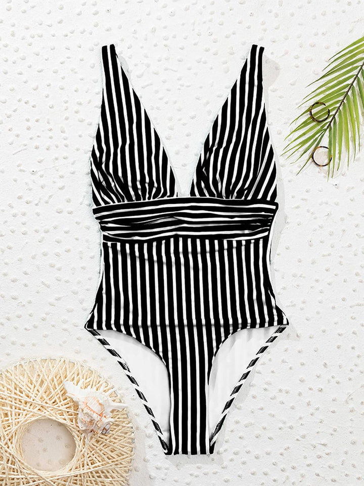Bañador con diseño a rayas Stripe-Laurene.es