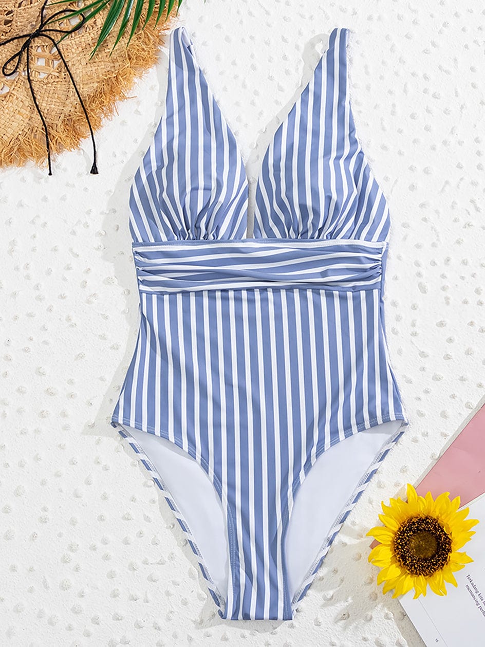 Bañador con diseño a rayas Stripe-Laurene.es
