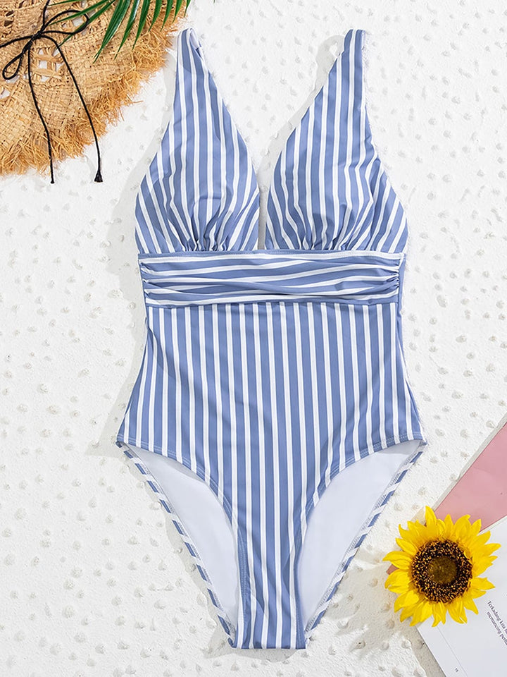 Bañador con diseño a rayas Stripe-Laurene.es