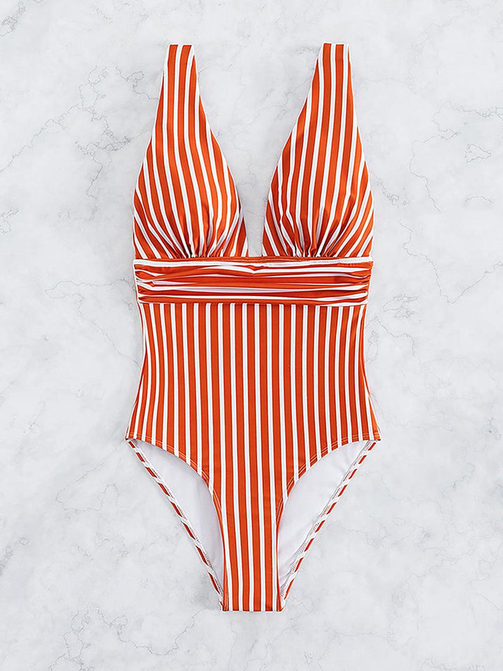 Bañador con diseño a rayas Stripe-Laurene.es