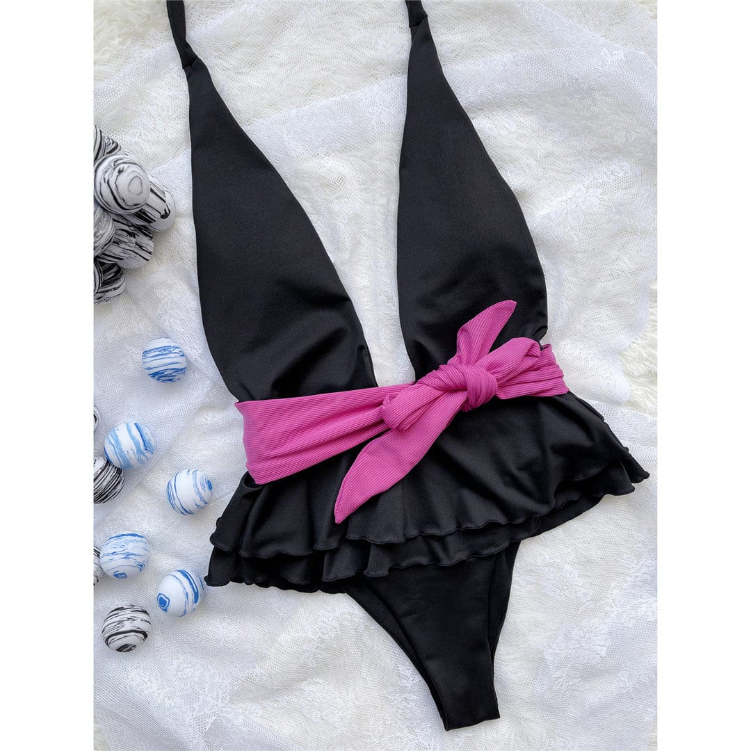 Bañador con escote profundo Olena-Laurene.es