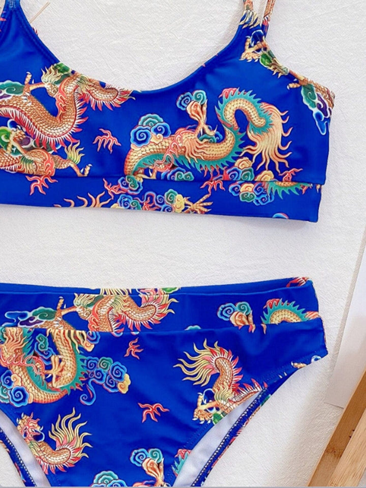 Biquini con estampado de dragón Gabriella-Laurene.es