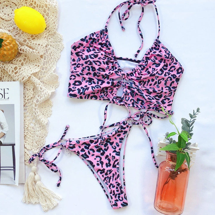Biquini con estampado de leopardo Susan-Laurene.es