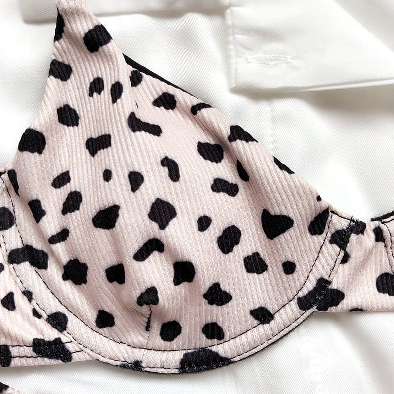 Biquini con estampado de vaca Audrey-Laurene.es