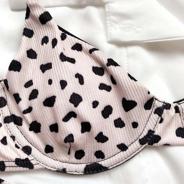 Biquini con estampado de vaca Audrey-Laurene.es