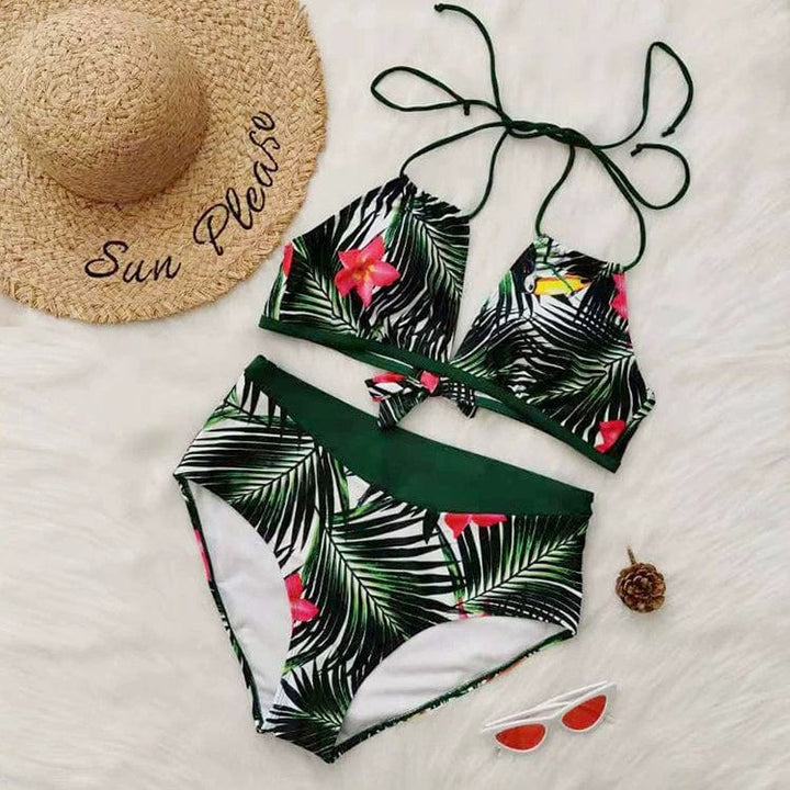 Biquini plus size con motivo tropical Sonoma-Laurene.es