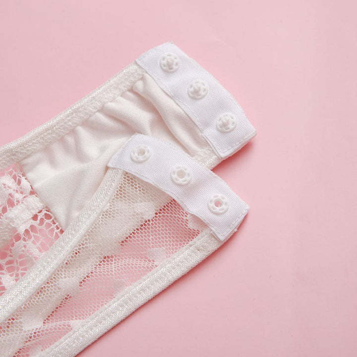 Body blanco de encaje Kassidy-Laurene.es