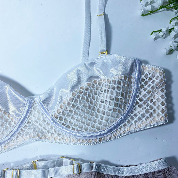 Conjunto de lencería con rejilla Epsom-Laurene.es
