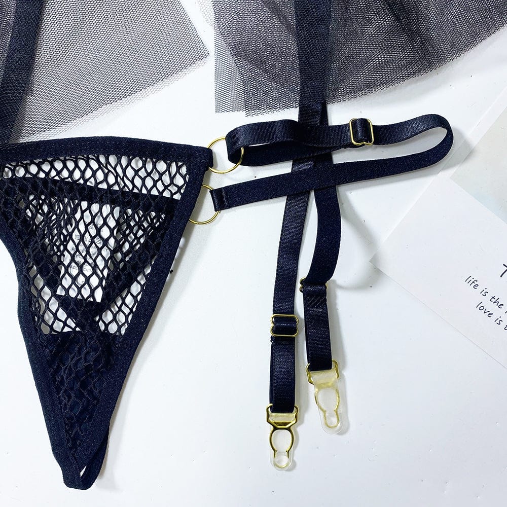 Conjunto de lencería con rejilla Epsom-Laurene.es