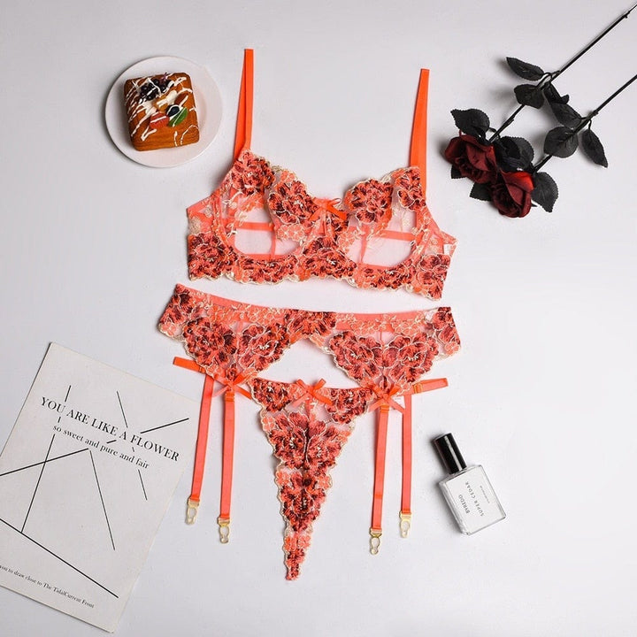 Conjunto de lencería de encaje Palma-Laurene.es