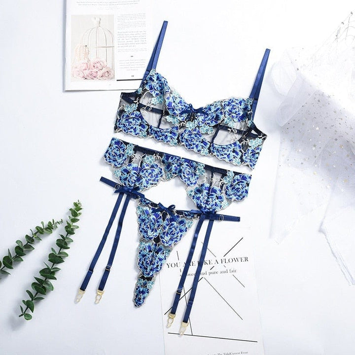 Conjunto de lencería de encaje Palma-Laurene.es