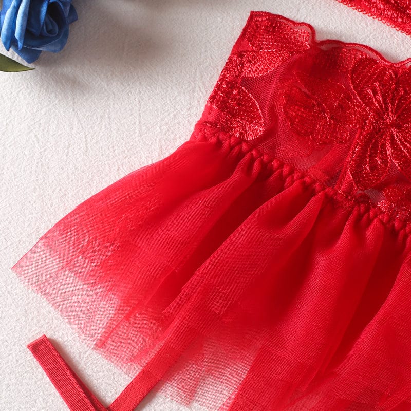 Conjunto de lencería de encaje Umbria-Laurene.es