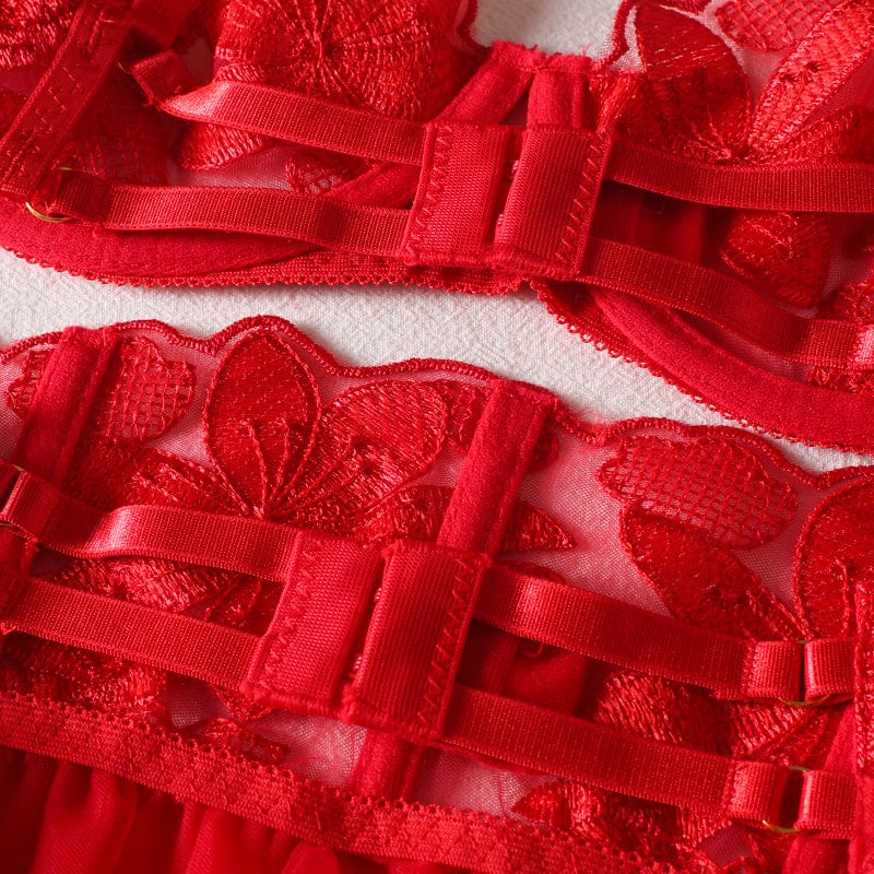 Conjunto de lencería de encaje Umbria-Laurene.es