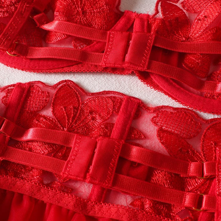 Conjunto de lencería de encaje Umbria-Laurene.es