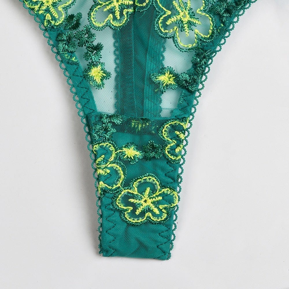 Conjunto de lencería verde Newbury-Laurene.es