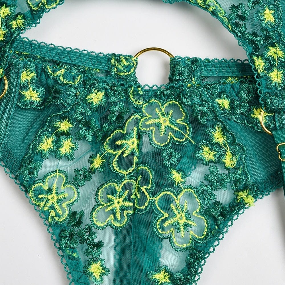 Conjunto de lencería verde Newbury-Laurene.es