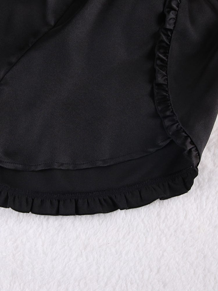 Conjunto de satén con bata Luisa-Laurene.es