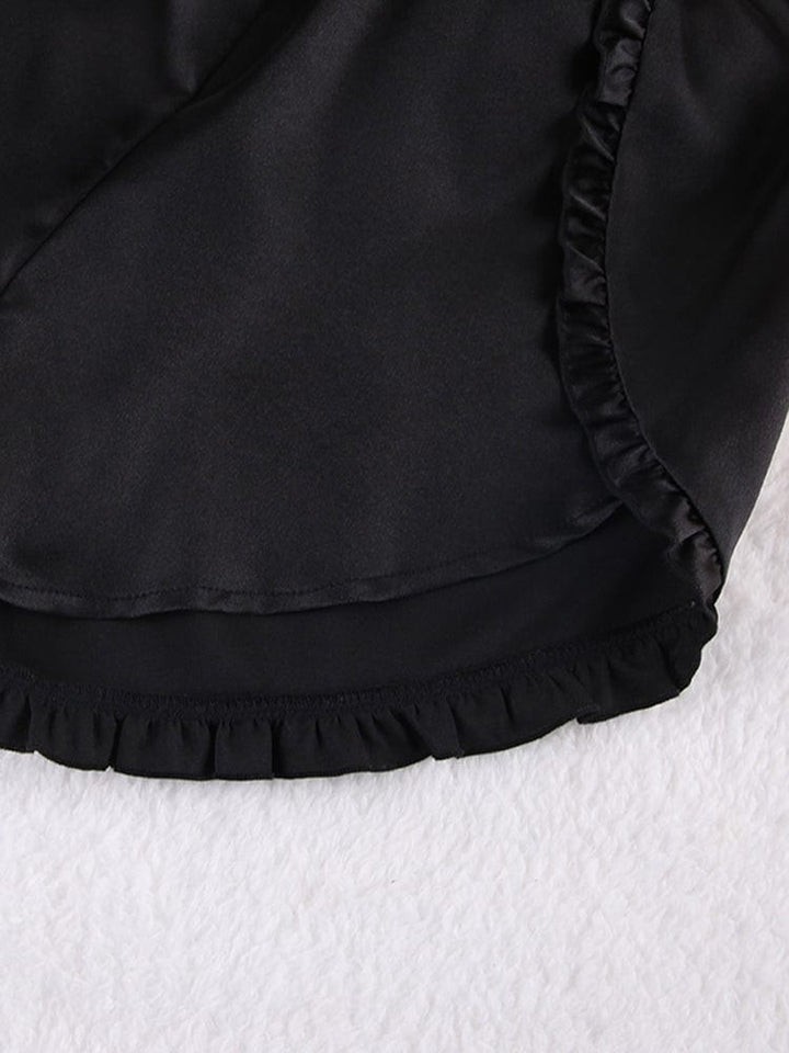 Conjunto de satén con bata Luisa-Laurene.es