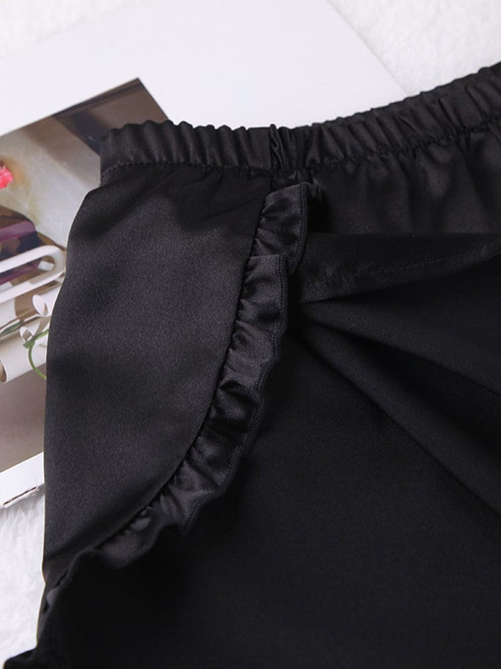 Conjunto de satén con bata Luisa-Laurene.es