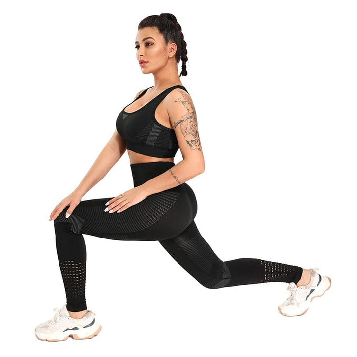 Conjunto deportivo con top corto-Laurene.es