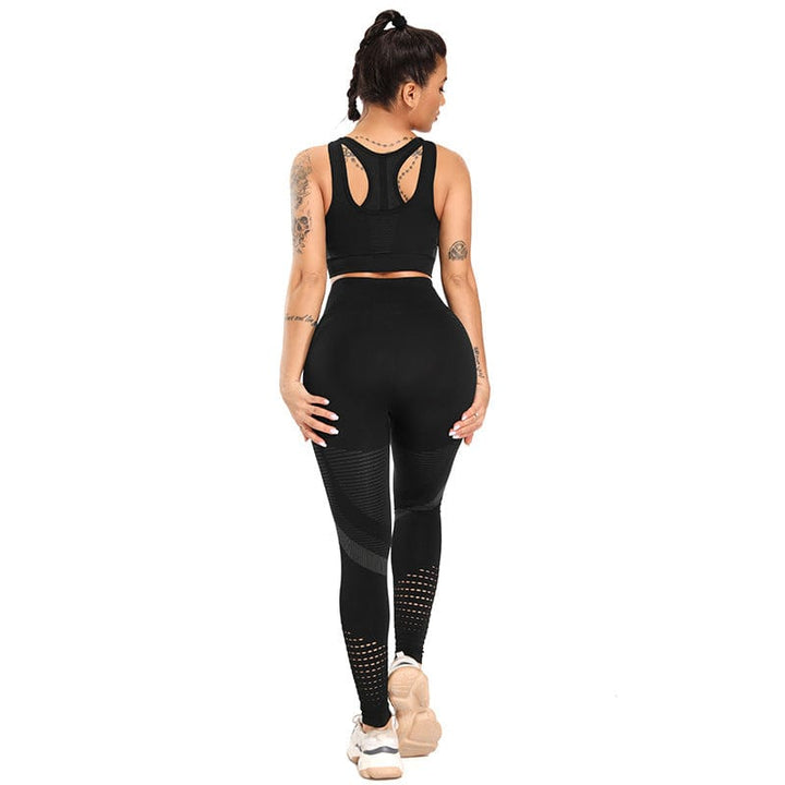 Conjunto deportivo con top corto-Laurene.es