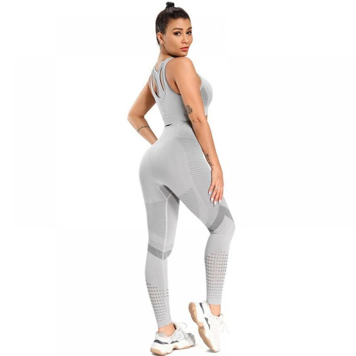 Conjunto deportivo con top corto-Laurene.es