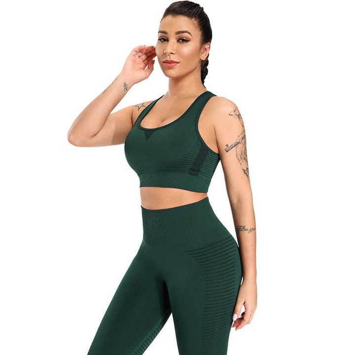 Conjunto deportivo con top corto-Laurene.es