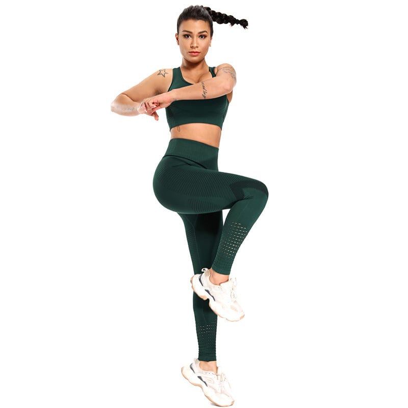 Conjunto deportivo con top corto-Laurene.es
