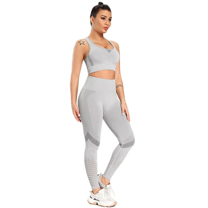 Conjunto deportivo con top corto-Laurene.es
